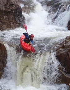 Whitewater canoeing