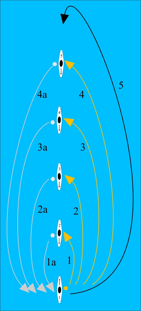 Throw distance judging drill